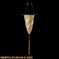 Fortuny Lamp Cesendello Murano Glass Lamp with Metal Rim Buy from www.luminosodesign.com