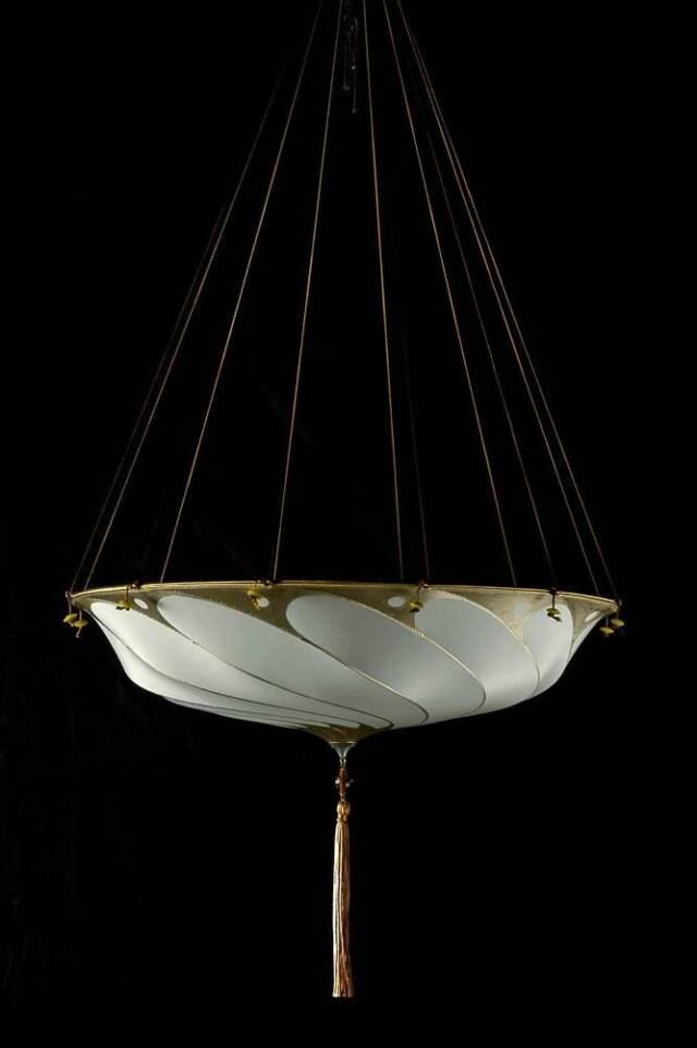Fortuny Lamp Scudo Saraceno Ivory SILK Light in Neutro Design Buy from www.luminosodesign.com 